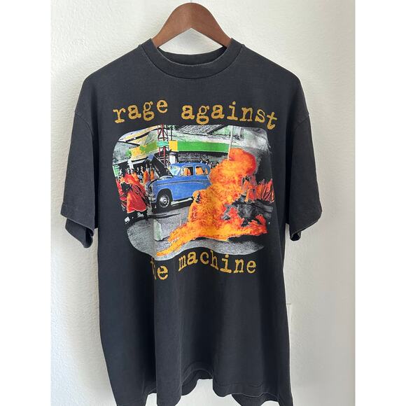 Rage Against the Machine Vintage Reprint Brockum Tag Single Stitch T-shirt - Picture 1 of 5